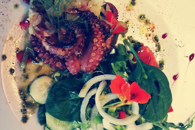 Octupus baked style
