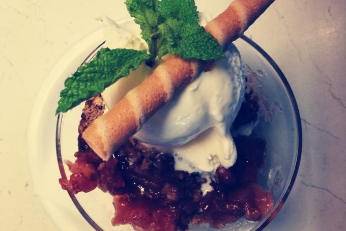 Crumble de maçã