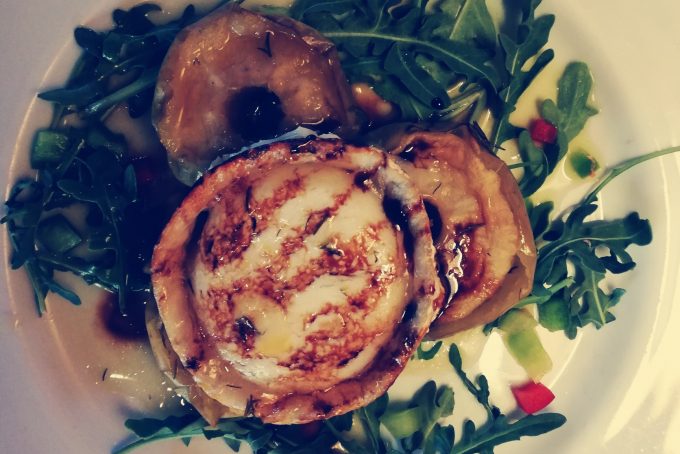 Chévre with Roasted Apple